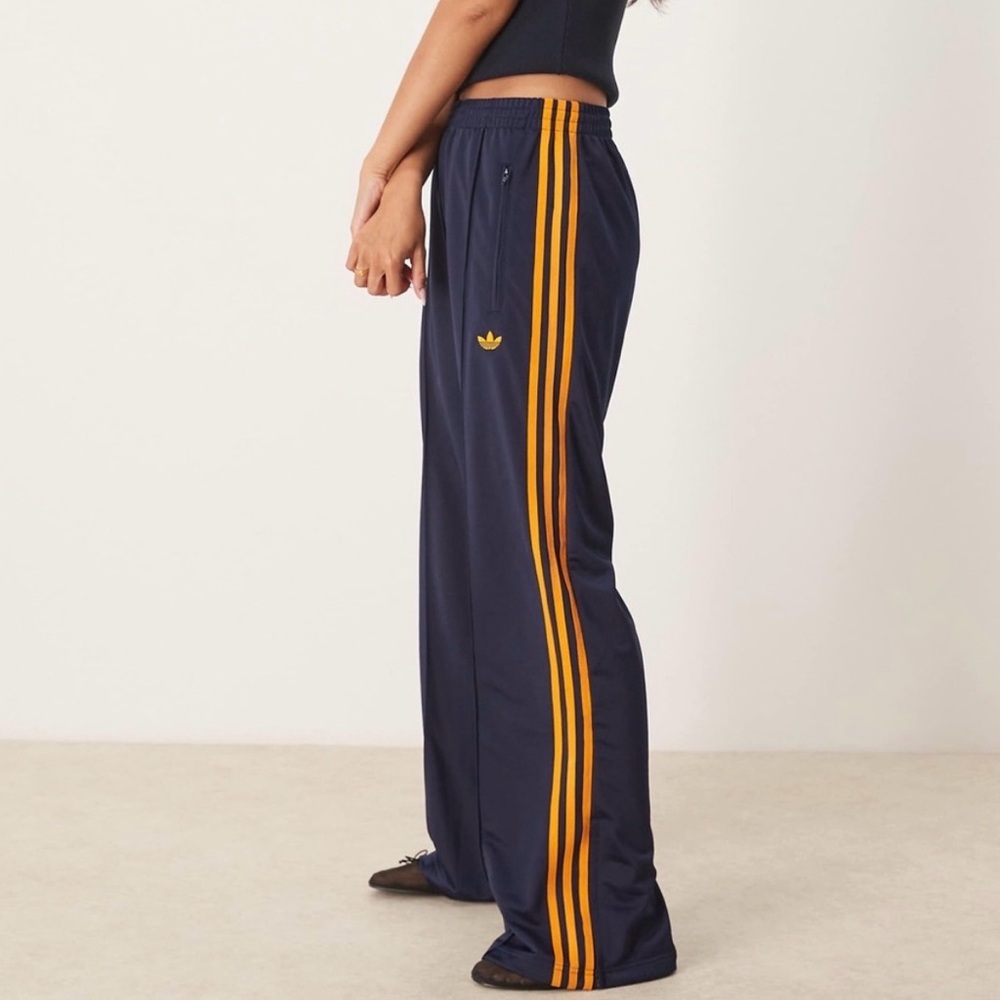 NWT Adidas Original Firebird Loose Track 3 Stripe Pants XS